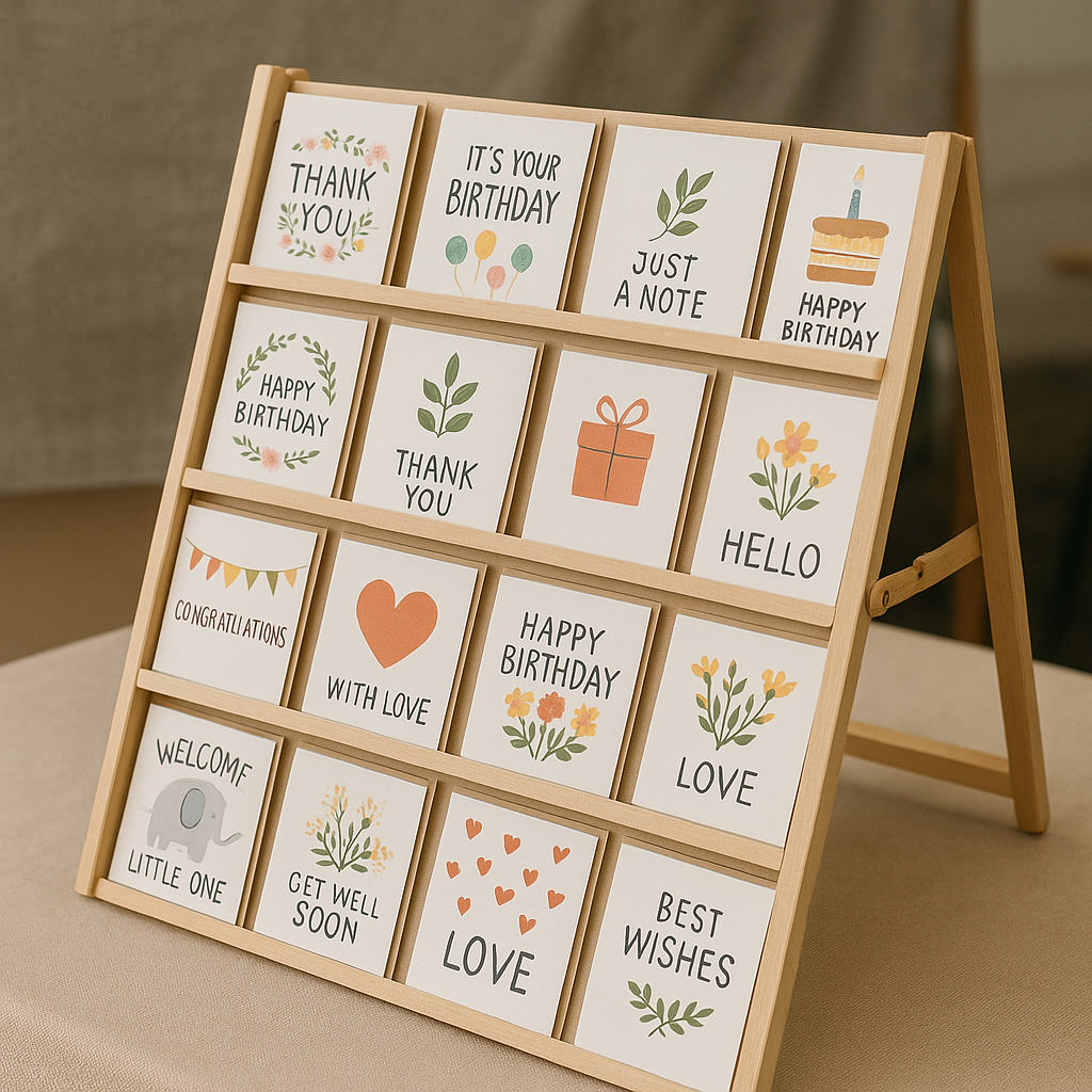 Portable Greeting Card Display Stand Tips to Boost Your Craft Fair Sales