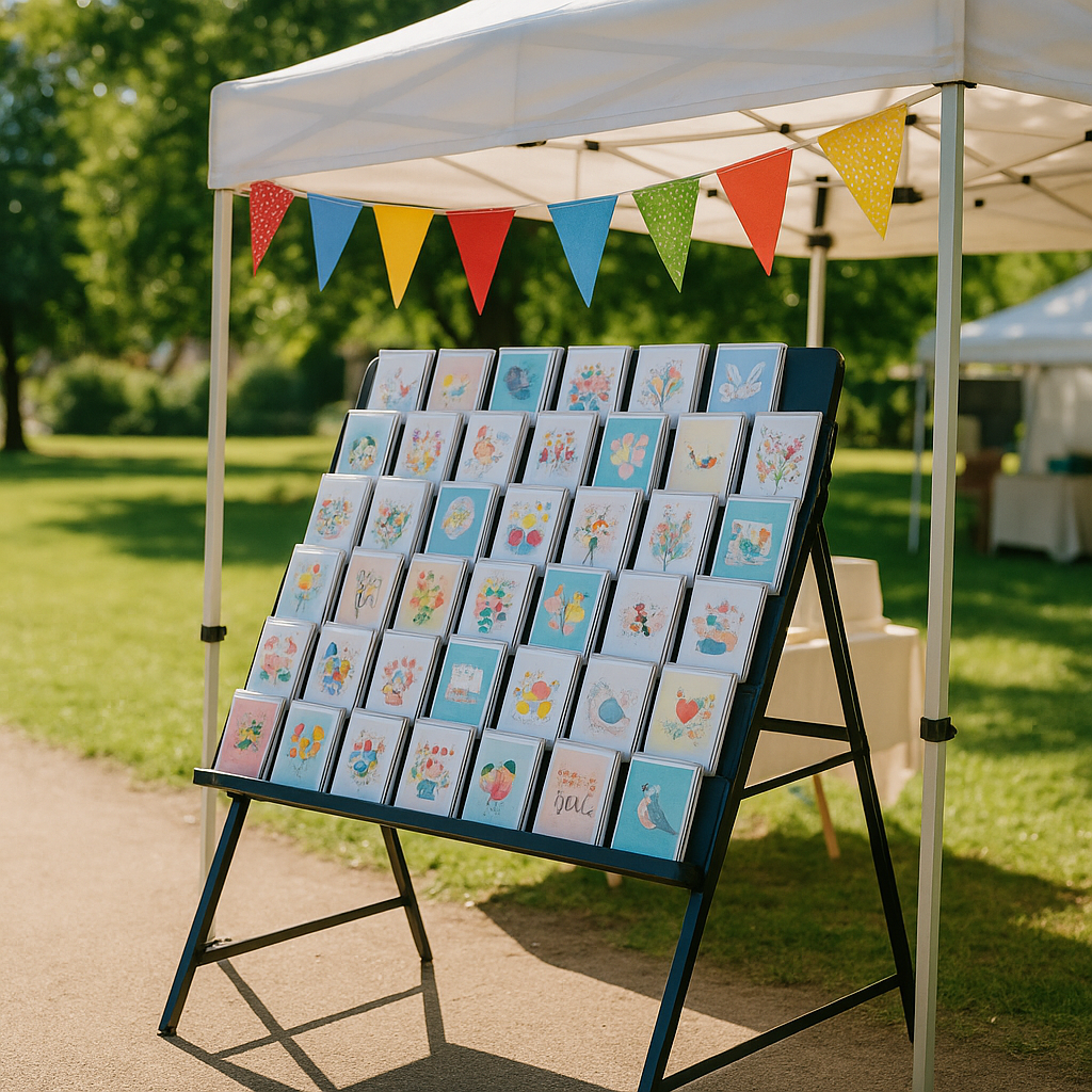 🧷 How to Display Greeting Cards at Craft Fairs