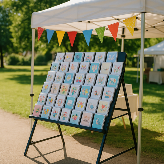 🧷 How to Display Greeting Cards at Craft Fairs