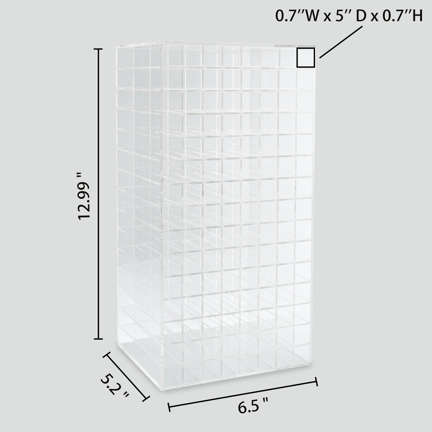 120 Grids Acrylic Art Marker Holder