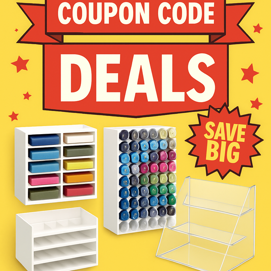 🧵 Limited-Time Coupon Deals on Craft Organizers – Shop, Save, and Organize!
