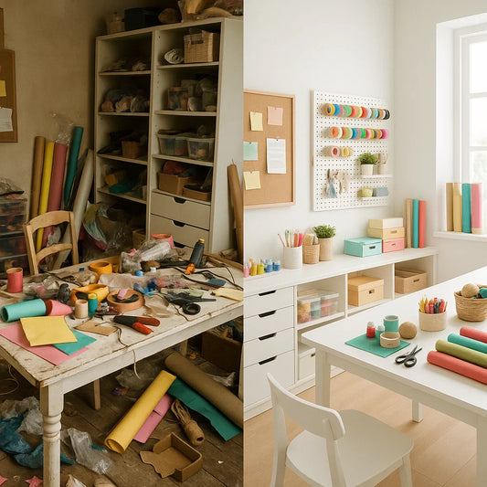 DIY Craft Room Makeover: Before and After