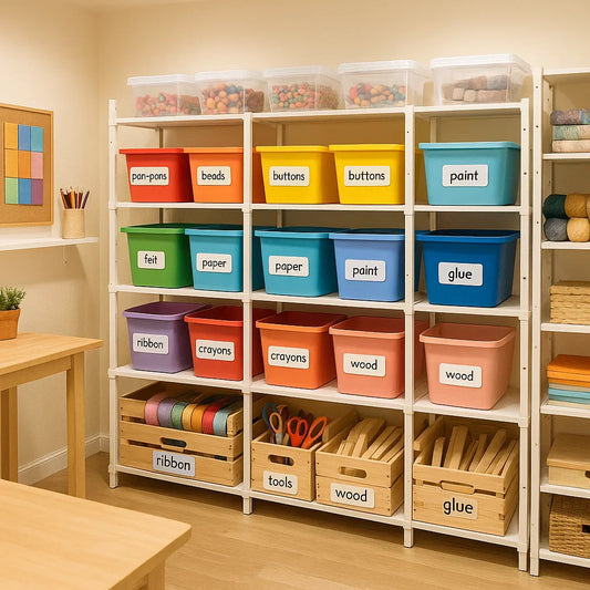 🎨 Smart Labeling Ideas for Craft Supply Organization