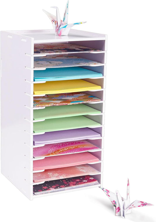 12 Tier Cardstock Organizer for Sizes 6" x 6"