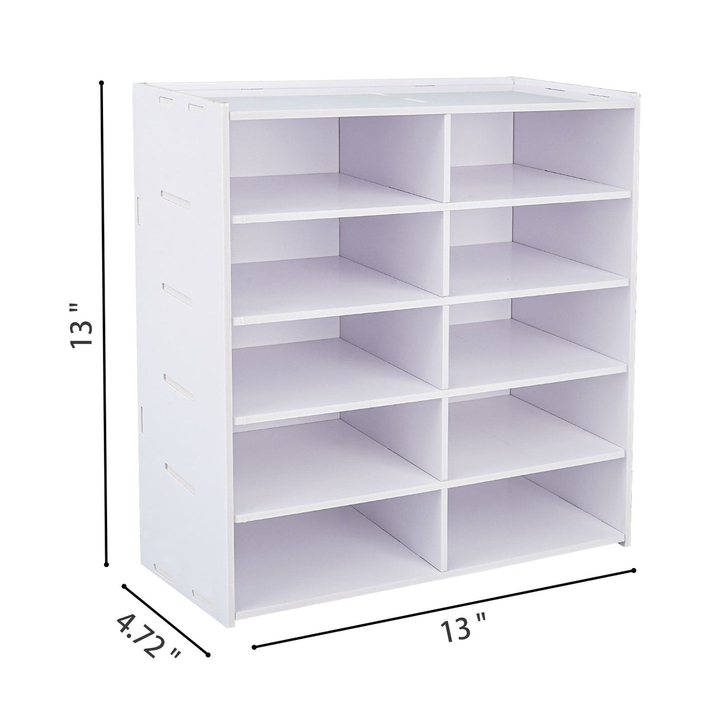 10 Slots Ink Pad Tray Organizer Rack - Sanfurney