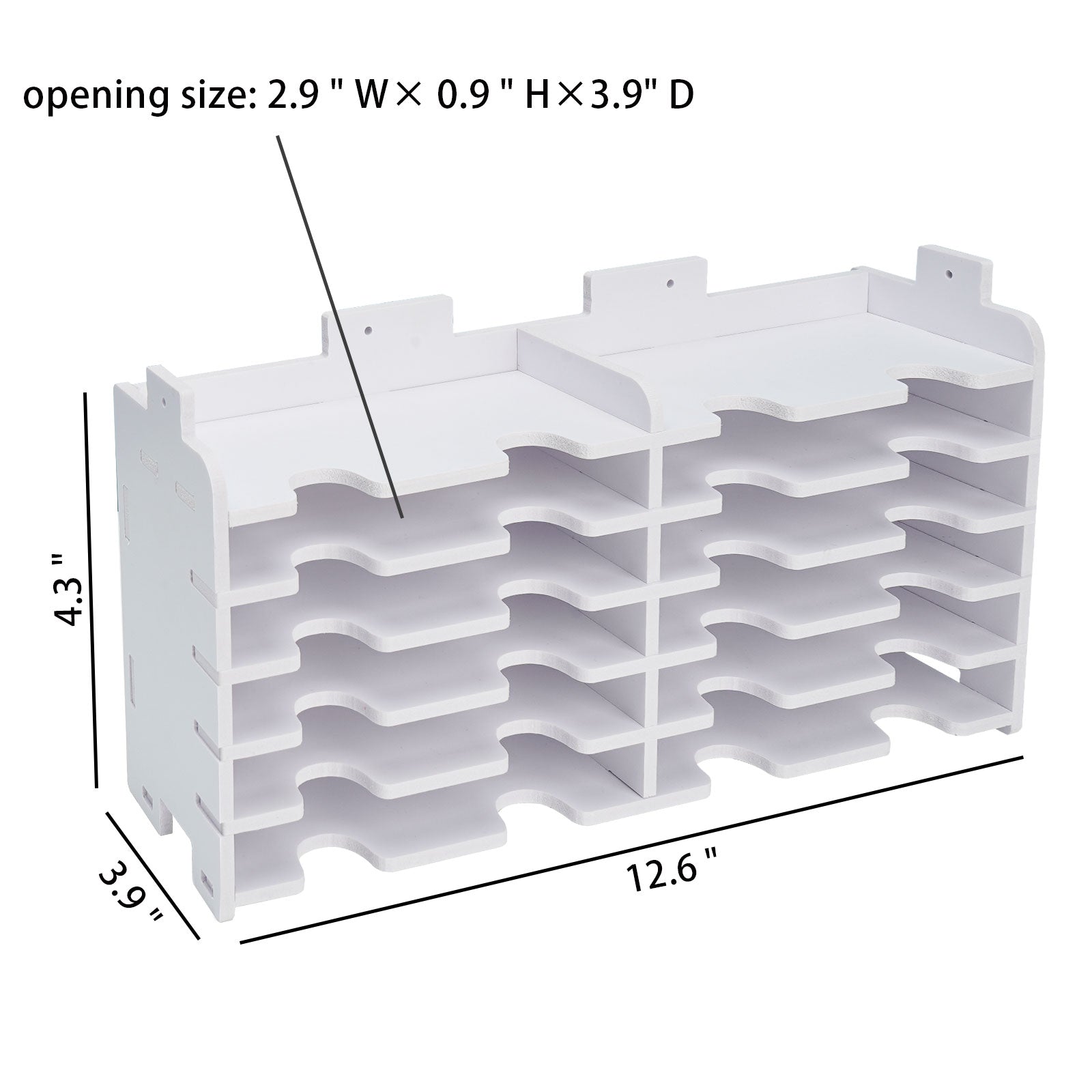 12 Slots Distress Ink Pad Rack - Sanfurney