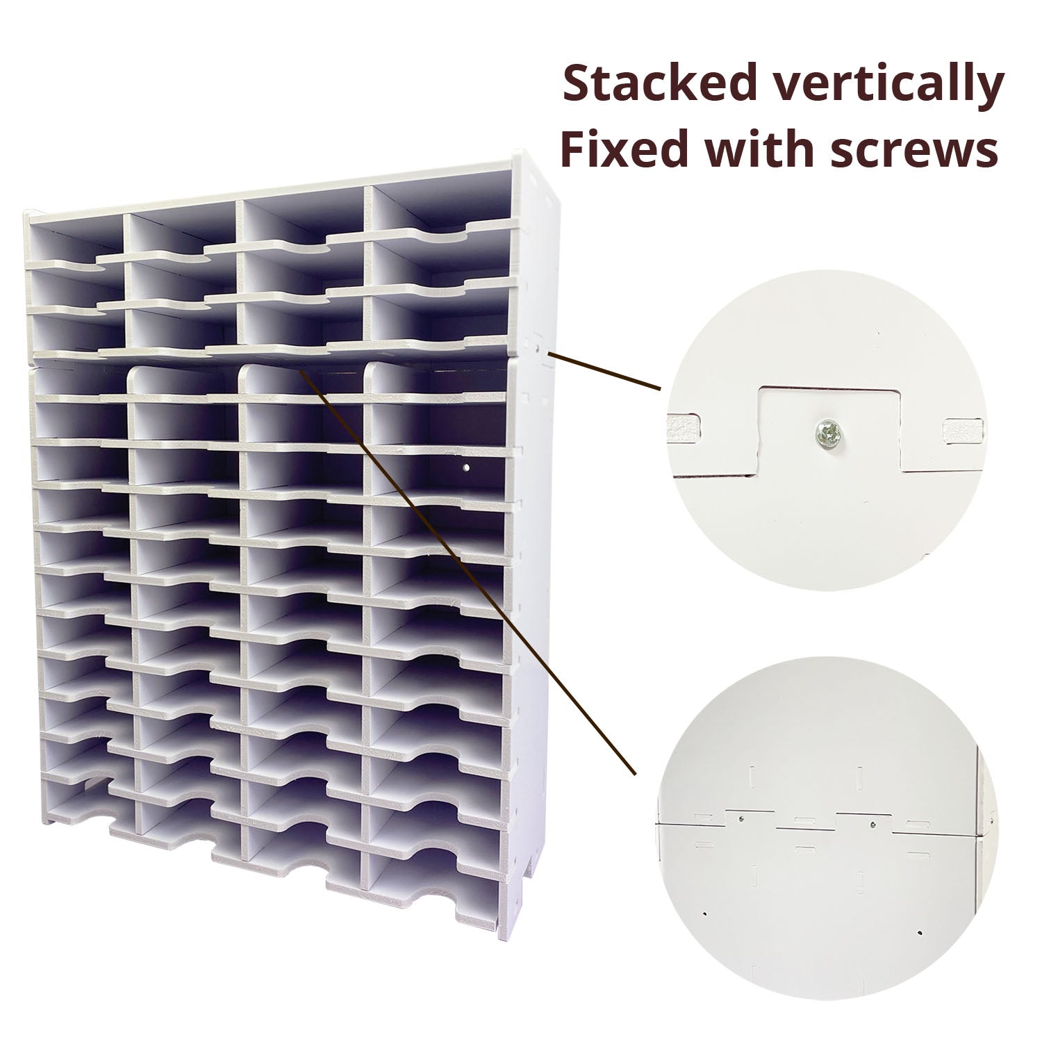 12 Slots Slim Ink Pad Top Rack - Sanfurney