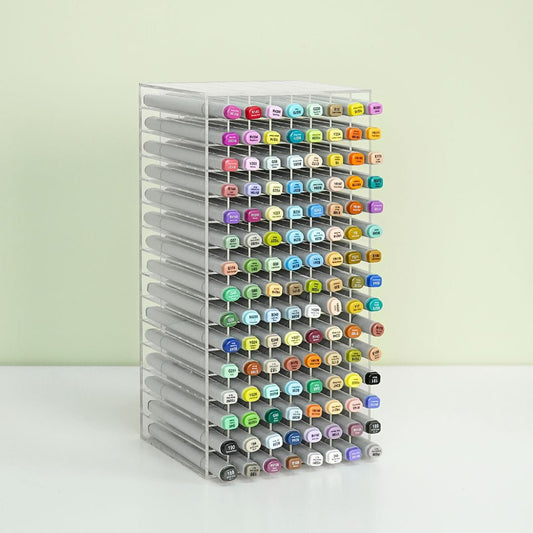 120 Grids Acrylic Art Marker Holder - Sanfurney