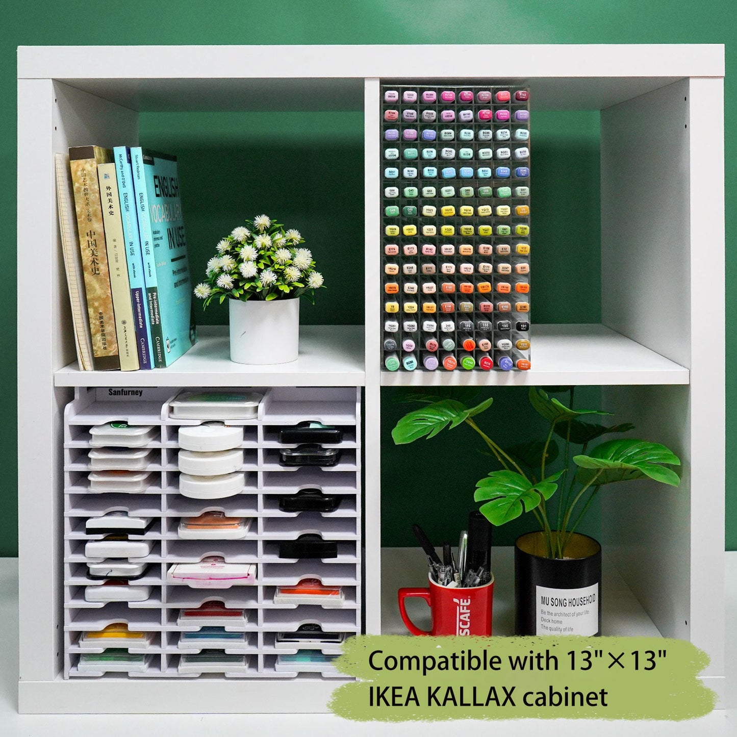 120 Grids Acrylic Art Marker Holder - Sanfurney