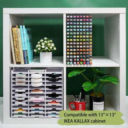 120 Grids Acrylic Art Marker Holder - Sanfurney