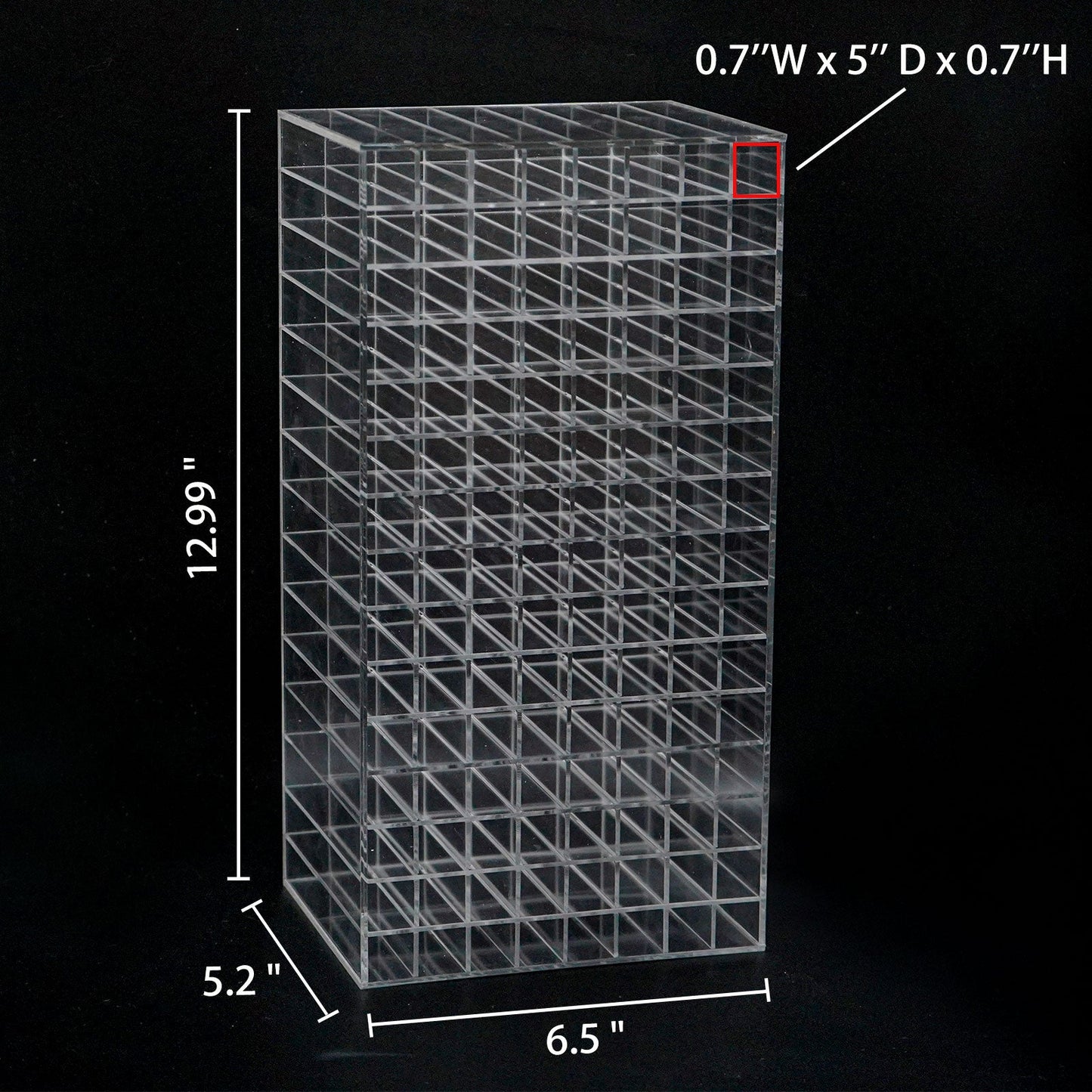 120 Grids Acrylic Art Marker Holder - Sanfurney