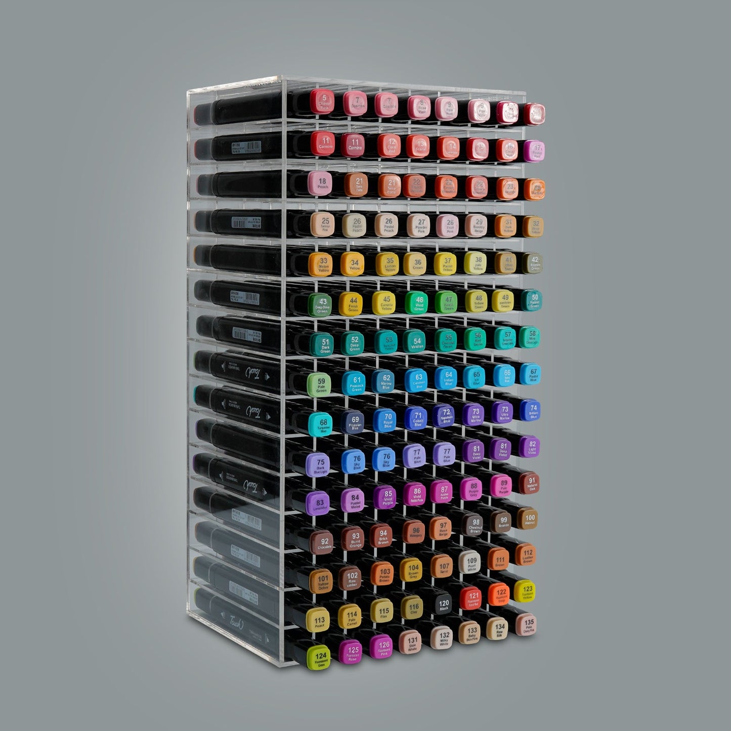 120 Grids Acrylic Art Marker Holder - Sanfurney