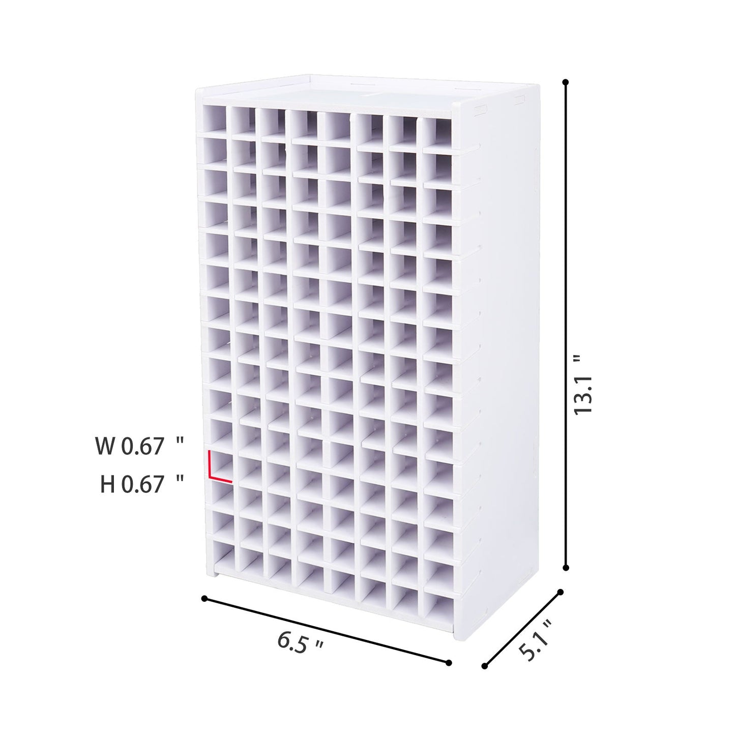 120 Slots Art Marker Storage Rack - Sanfurney