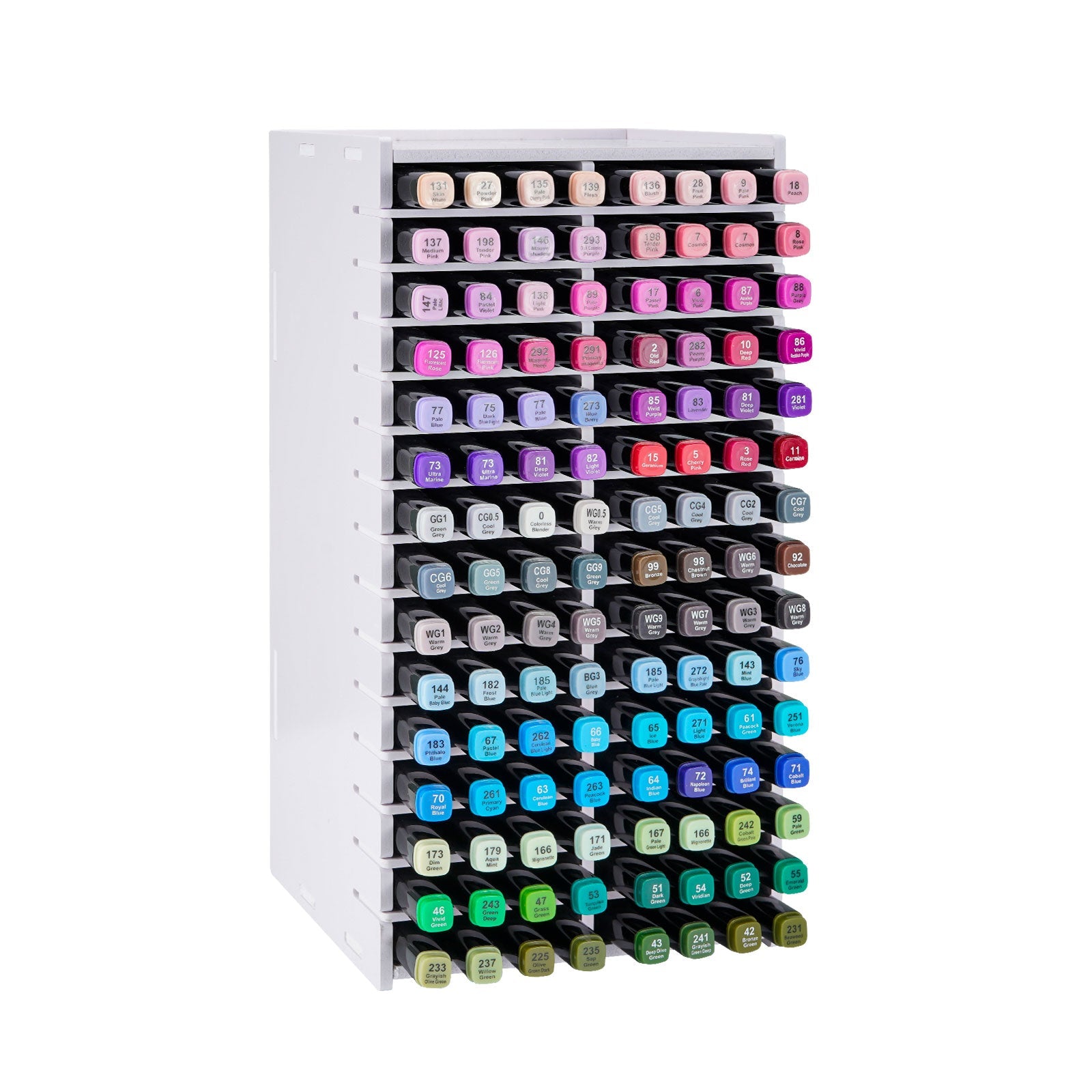 120 Slots Art Marker Storage Rack - Sanfurney