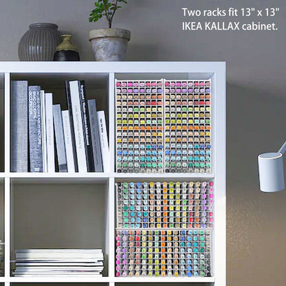 120 Slots Art Marker Storage Rack - Sanfurney