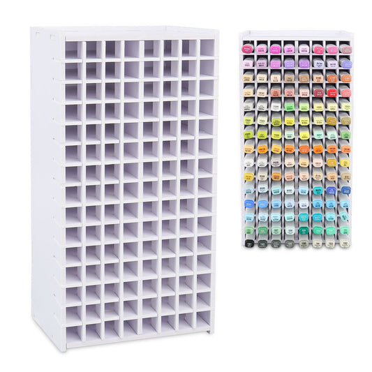 120 Slots Art Marker Storage Rack - Sanfurney