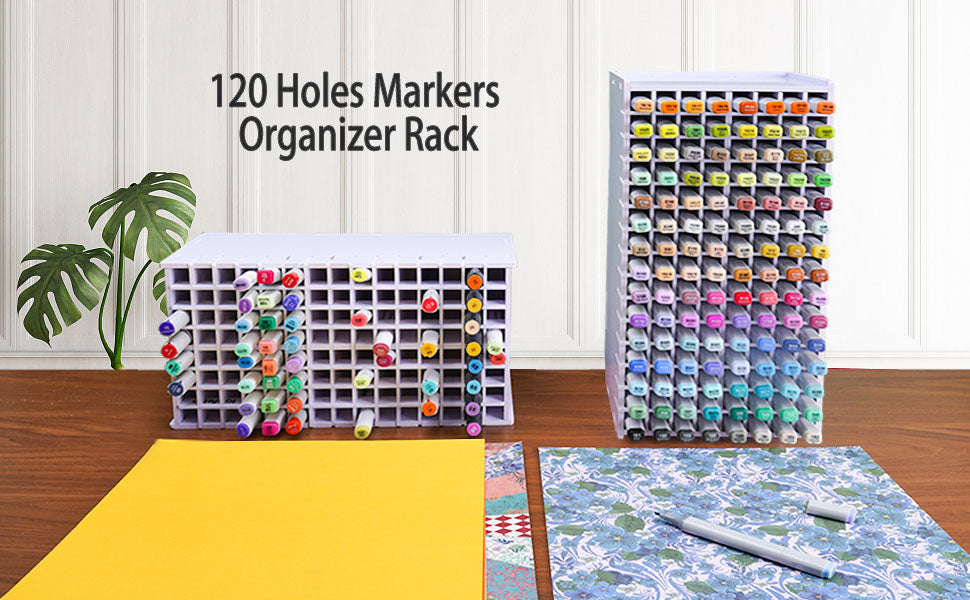 Art Marker Storage Rack Holds 120 Markers Watercolor Marker - Temu