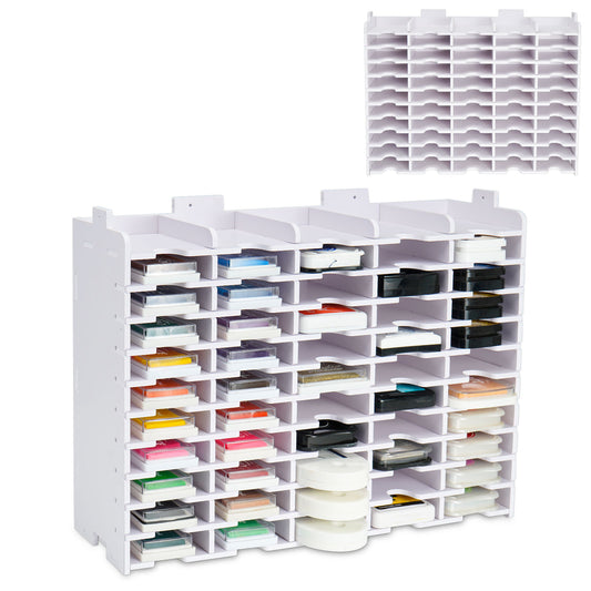 55 Slots Ink Pad Storage Holder Wall-Mounted