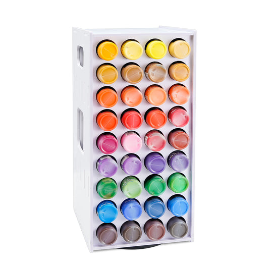 72 Holes Spinning Paint Storage Tower