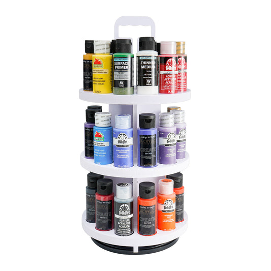 40 Holes Spinning Paint Storage Tower