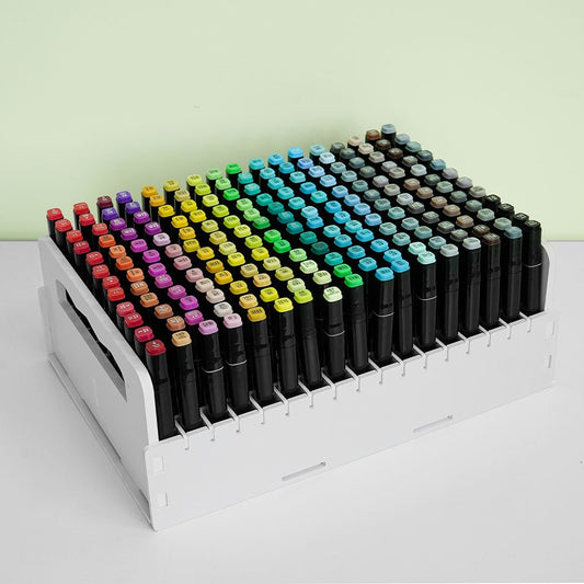 204 Slots Art Marker Pens Organizer, Compatible with IKEA Cart - Sanfurney