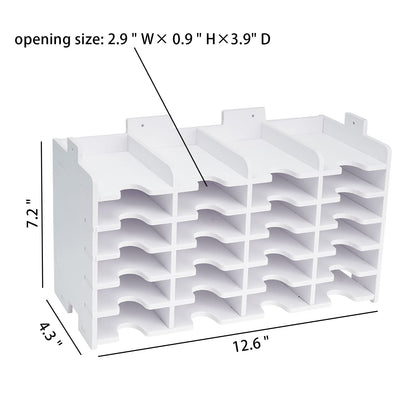 24 Slots Slim Ink Pad Rack - Sanfurney