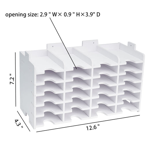 24 Slots Slim Ink Pad Rack - Sanfurney