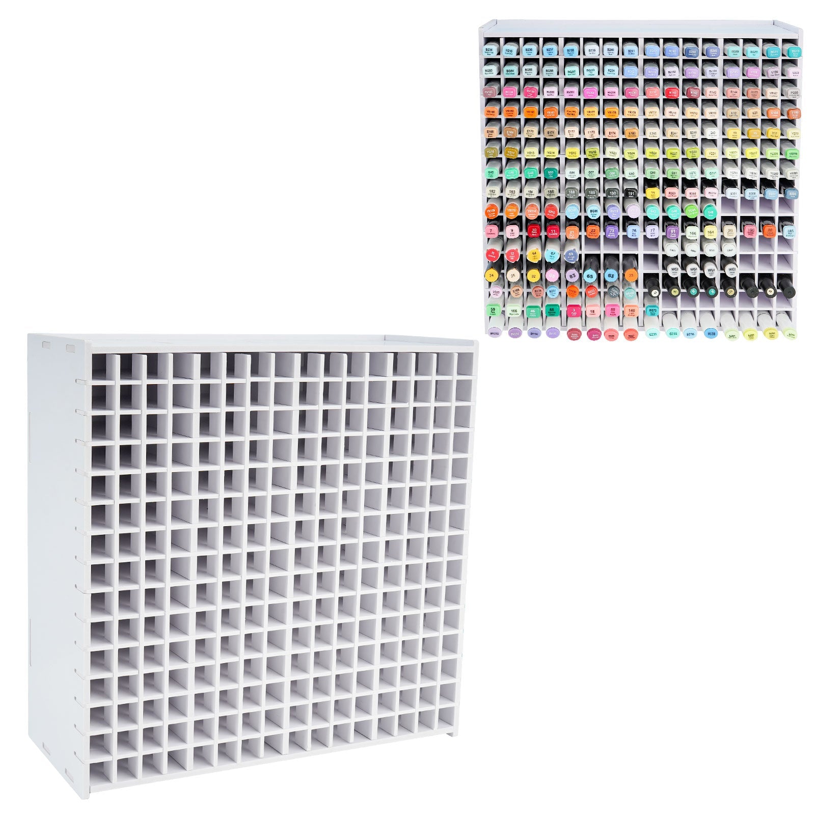 240 Slots Art Marker Storage Rack - Sanfurney