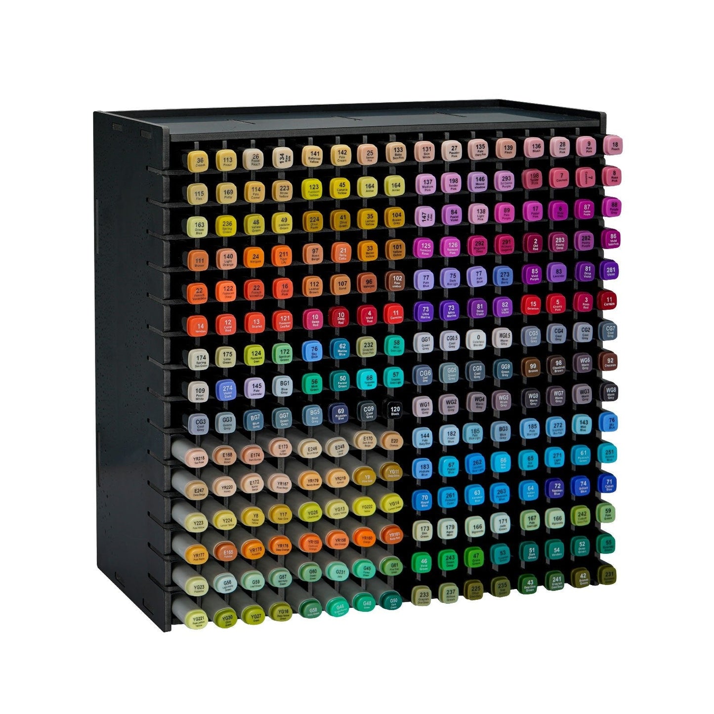 240 Slots Art Marker Storage Rack - Sanfurney