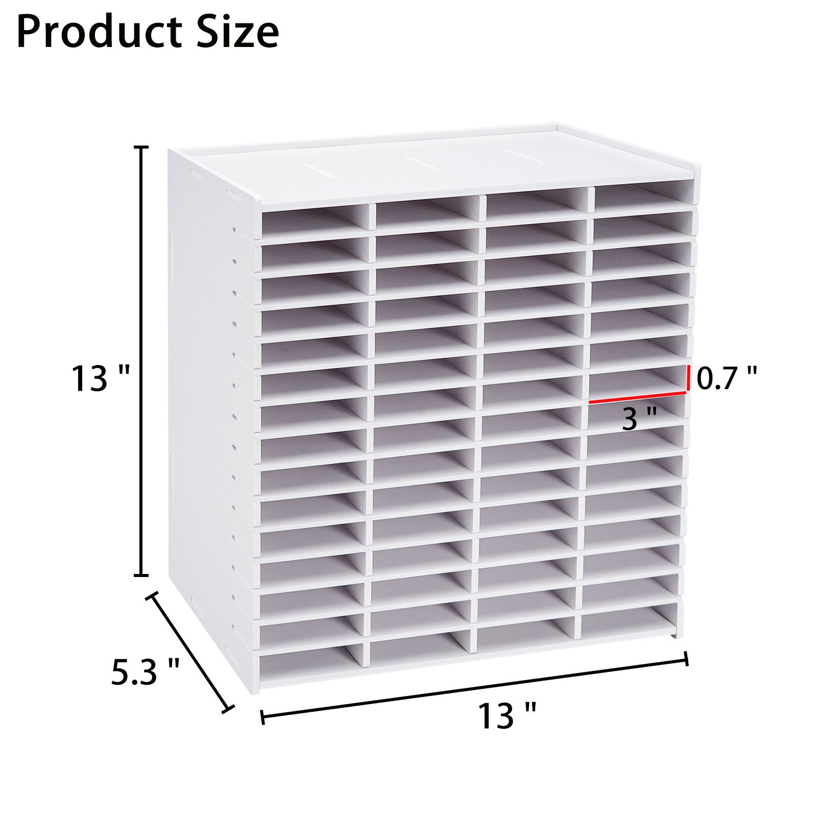 240 Slots Art Marker Storage Rack - Sanfurney