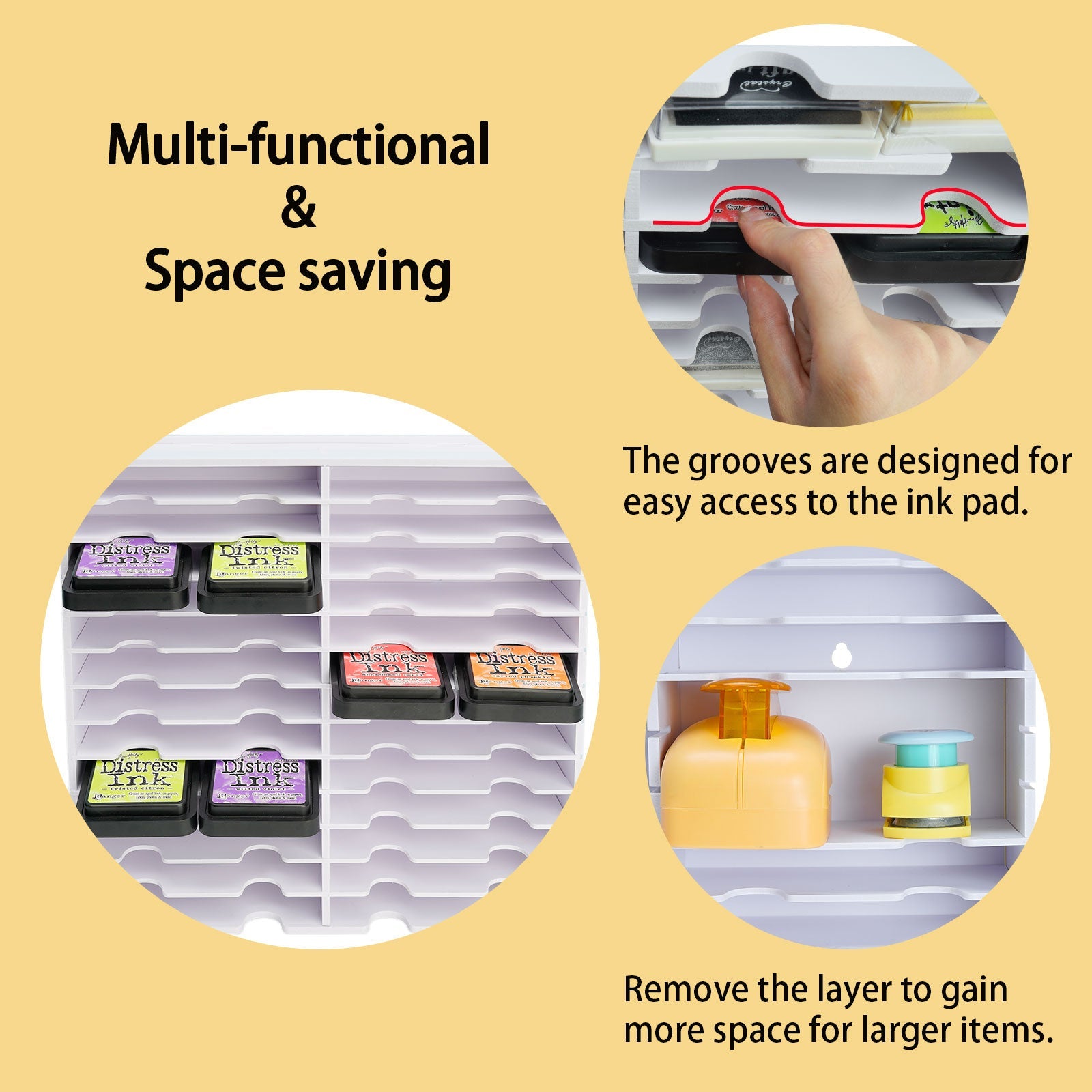 26 Grids Flat - top Ink Pad Rack - Sanfurney