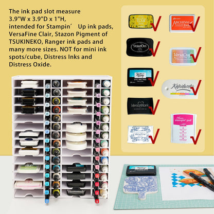 28 Grids Ink Pad Combo Storage Rack - Sanfurney