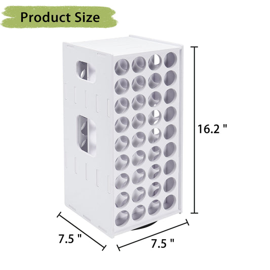 72 Holes Spinning Paint Storage Tower