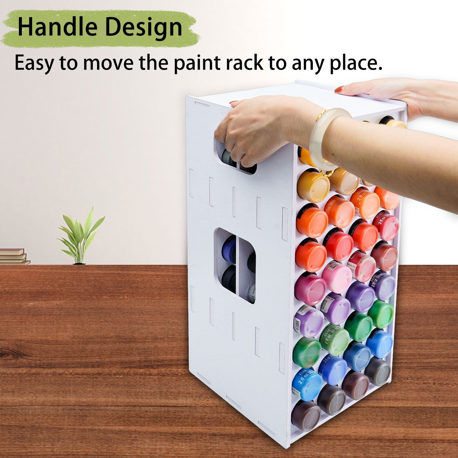 3 - Tier Spinning Paint Organizer Rack for Citadel Paints Bottles - Sanfurney