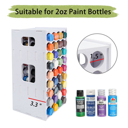 3 - Tier Spinning Paint Organizer Rack for Citadel Paints Bottles - Sanfurney