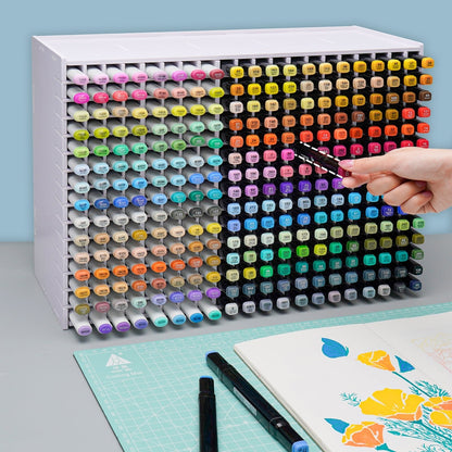 300 Slots Art Marker Storage Rack - Sanfurney