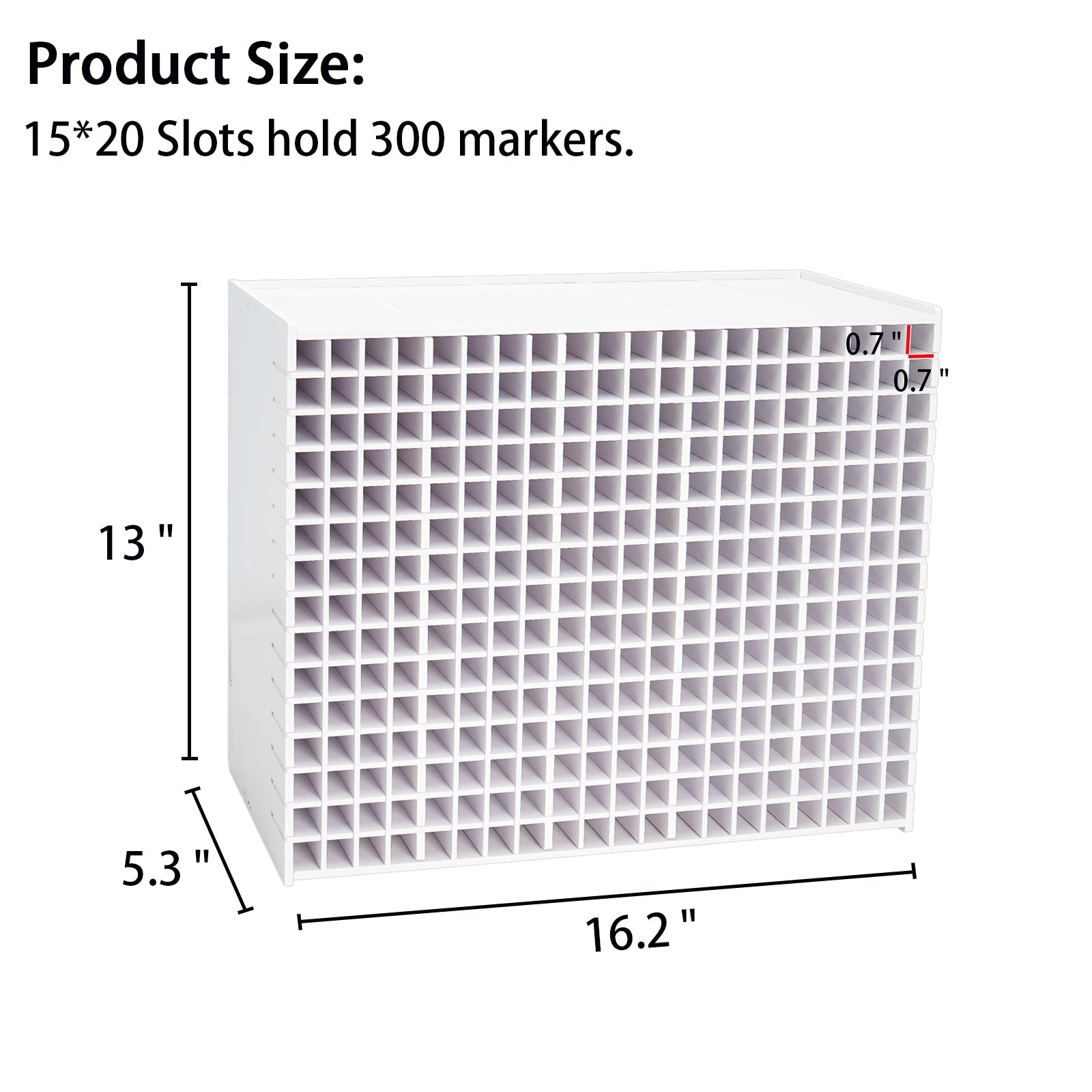 300 Slots Art Marker Storage Rack - Sanfurney