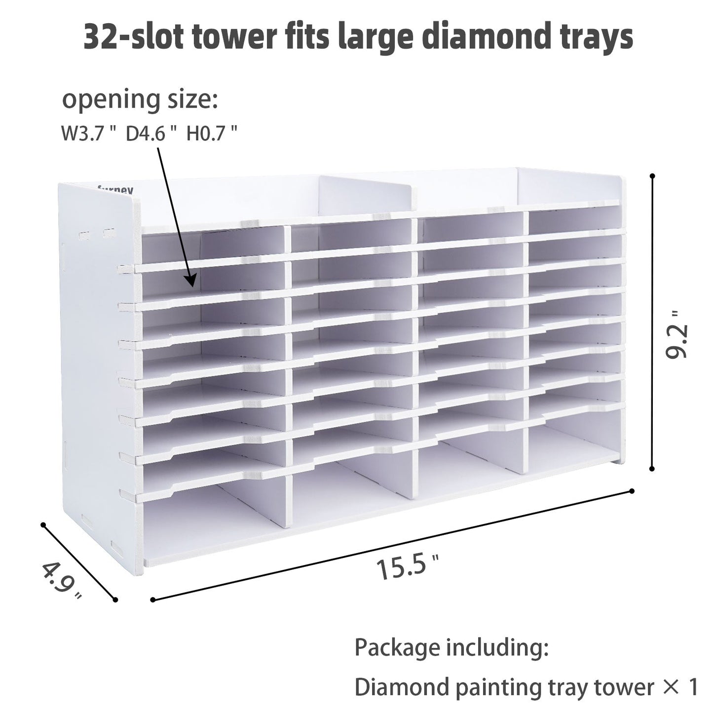 32 Slots Large Diamond Painting Tray Rack - Sanfurney