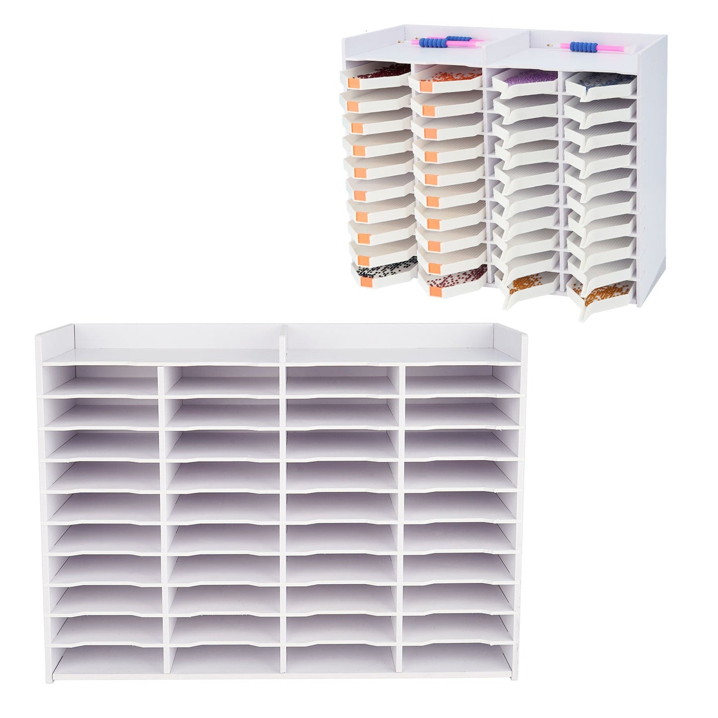 40 Grids Large Diamond Painting Tray Rack - Sanfurney