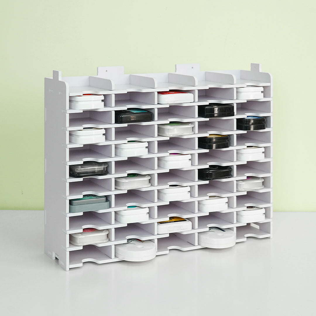 44 Slots Ink Pad Storage Holder Wall - Mounted - Sanfurney