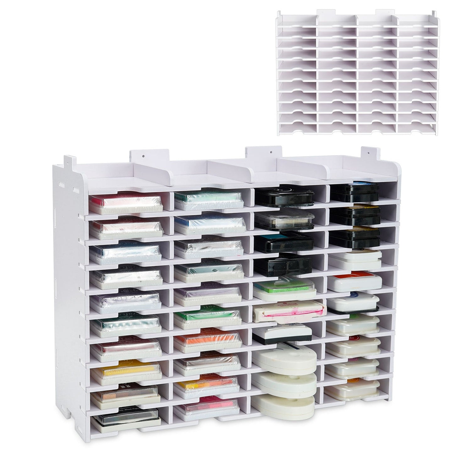 44 Slots Ink Pad Storage Holder Wall - Mounted - Sanfurney