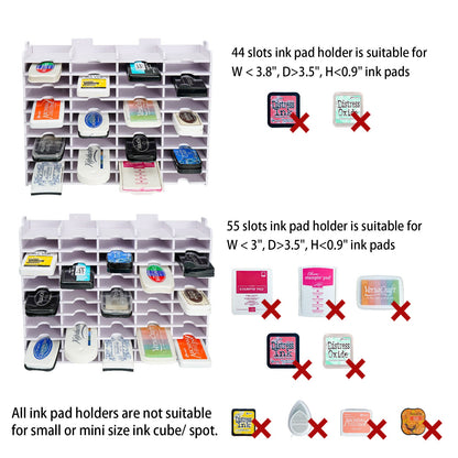 44 Slots Ink Pad Storage Holder Wall - Mounted - Sanfurney