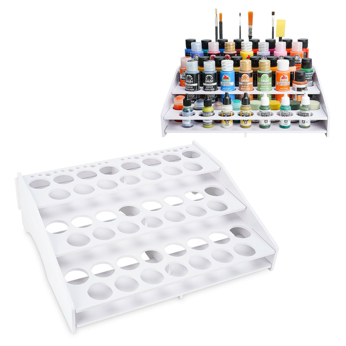 45 Holes Paint Holder for 2 oz Paint Bottle - Sanfurney