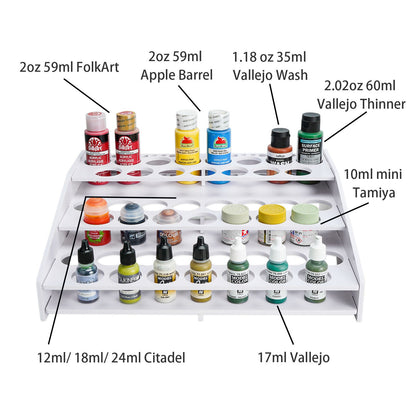 45 Holes Paint Holder for 2 oz Paint Bottle - Sanfurney