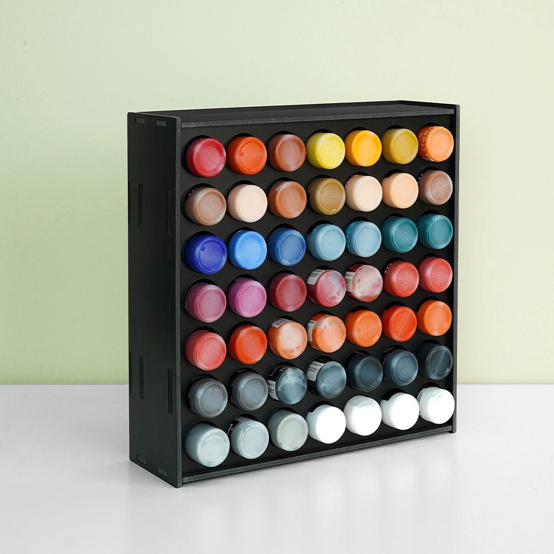 49 Holes Paint Rack for 2oz Acrylic Bottles - Sanfurney