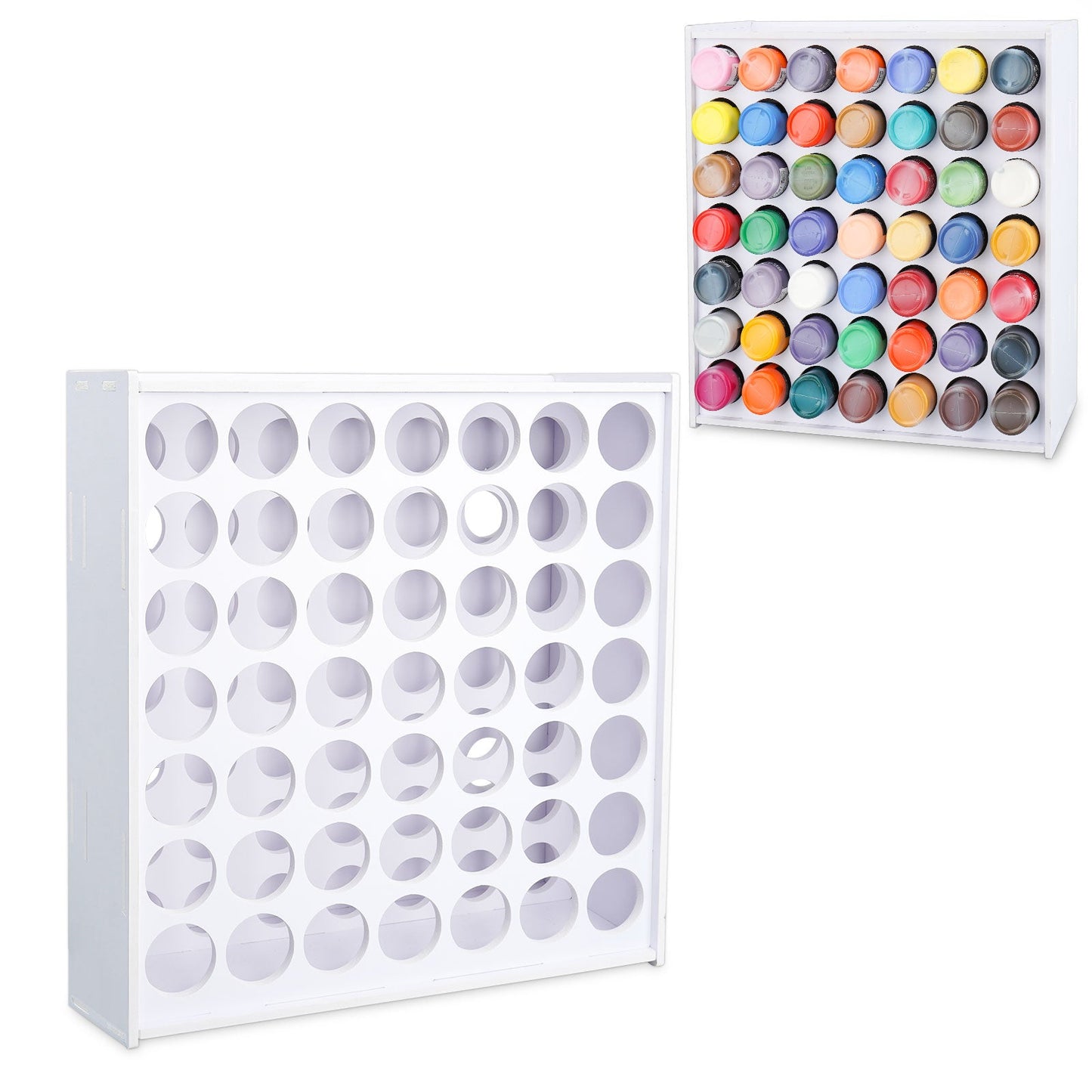 49 Holes Paint Rack for 2oz Acrylic Bottles - Sanfurney