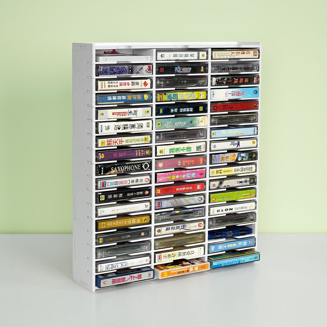 51 Slots Cassette Tape Storage Rack - Sanfurney