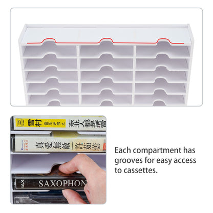 51 Slots Cassette Tape Storage Rack - Sanfurney