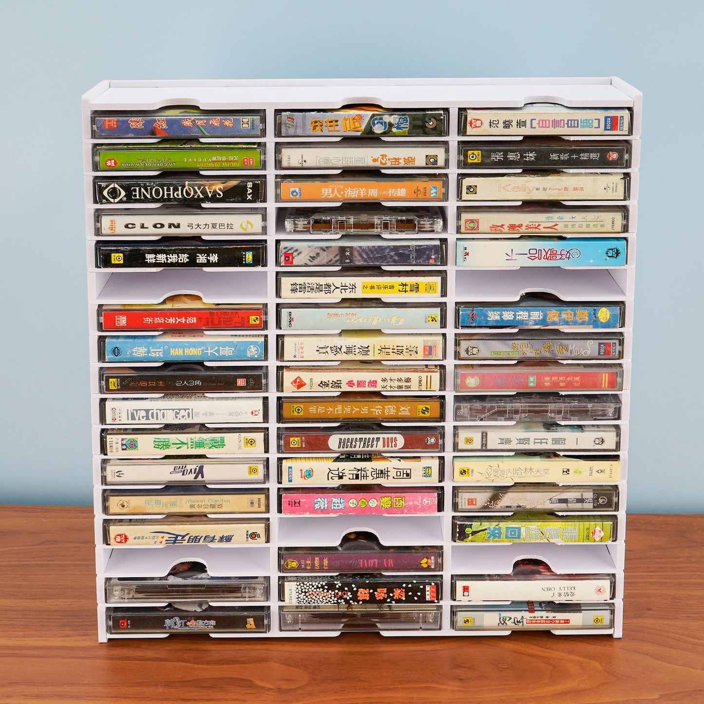 51 Slots Cassette Tape Storage Rack - Sanfurney