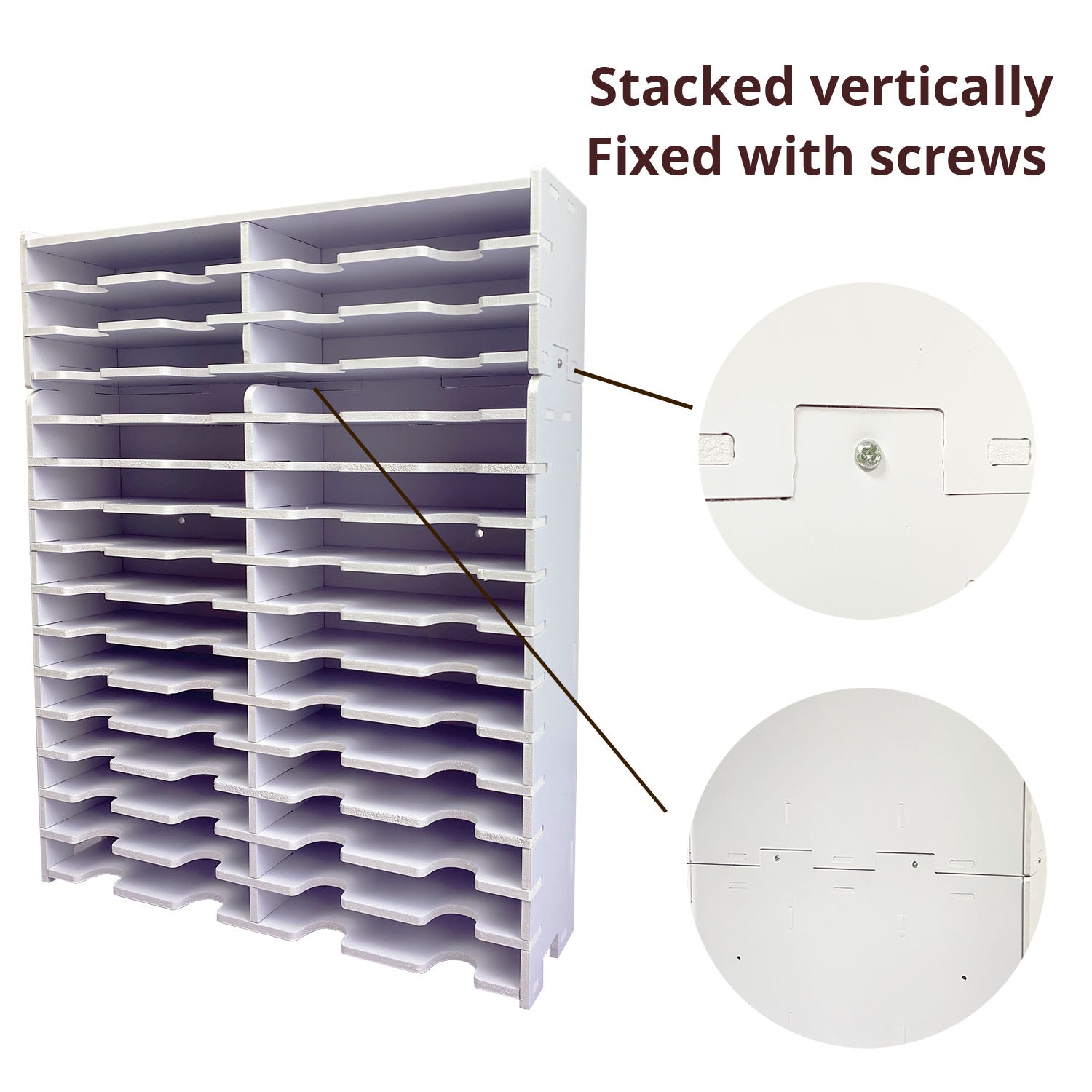 6 Slots Distress Ink Pad Top Rack - Sanfurney